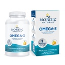 Nordic Omega-3, Lemon Flavor - 180 Soft Gels - 690 mg Omega-3 - Fish Oil - EPA & DHA - Imune Dukungan, Otak & Heart Kesehatan, Optimal Wellness - Non-GMO - 90 Hamba
