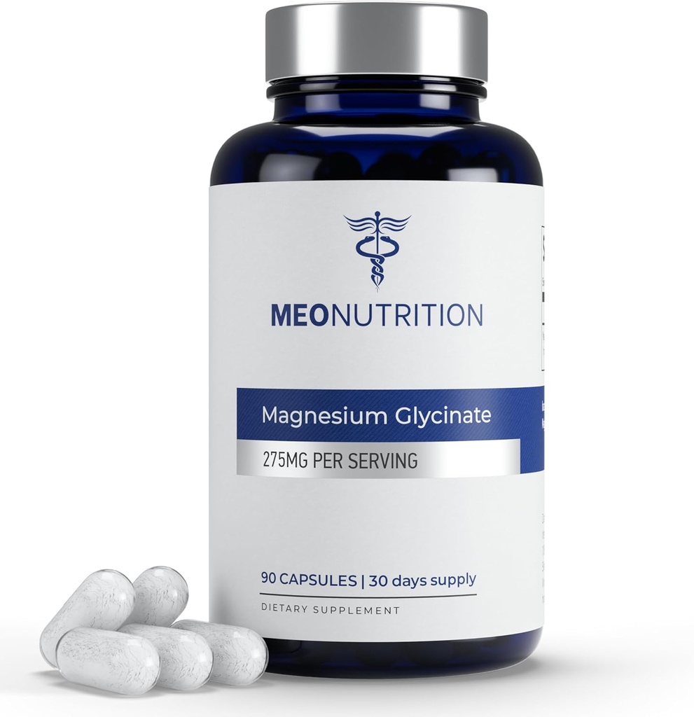 Magnesium Glycinate 275mg per Serving 124; 90 Vegan Capsules 12.4; None-GMO, Glten- Free, Gentle on Distraffic 126; Support Sleep, Heart & Bone Health 124; Dibuat di USA