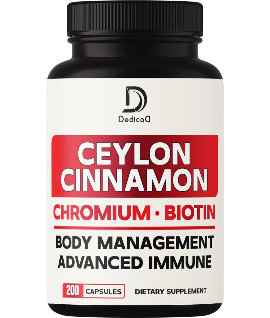 13in1 Cinsules Ceylon Capsules - 200 Capsules dengan Chromium Picolinate, Biotin, Grape Seed, Elderberry & More