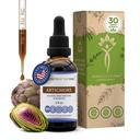 Rahasia Suku Artichoke Ticture Alcohol- Ekstrak Liquid Bebas, Artichoke (Cynara jerymus) Leaf kering (2 FL OZ)