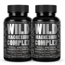 Wild Foods Magnesium Complex Suplement with 7X Forms 124; High Dissorpsi, Full Spectrum, Easy Distraffic 124; 500mg Glycinate, Bisglycinate, Malate, Ocrour, Citrate, Taurate 124; 90 Capsule (Paket 2)