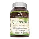 Quercetin 500 mg 120 Veggie Capsules Supplement: 124; Non- GMO 124; Gluten Free Alav14; Made in USA