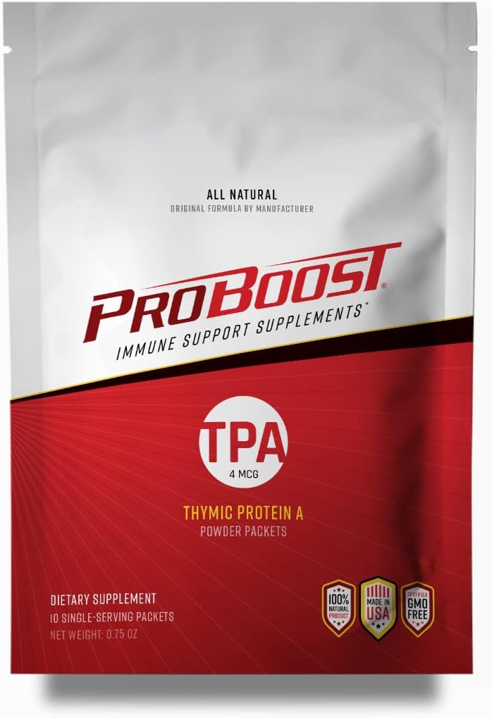 Protein A Powder Paket (4 McG TPA) - Suplemen Dukungan Sistem Imune - Semua Natural, Non-GMO Formula - 10 Paket