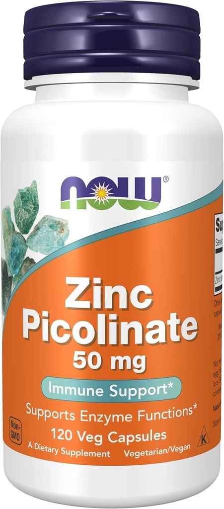 Sekarang Foods Zinc Picolinate, 120 caps 50mg (2-Pack)