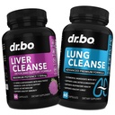 DR. BO Liver Cleanse & Lung Dukung Pil - Herbal Cleanser Formulas untuk Mendukung Kesehatan Hati & Lung