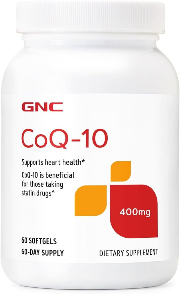 GNC CoQ-10 400mg 124; Mendukung Jantung Kesehatan 124; 60 Cacah