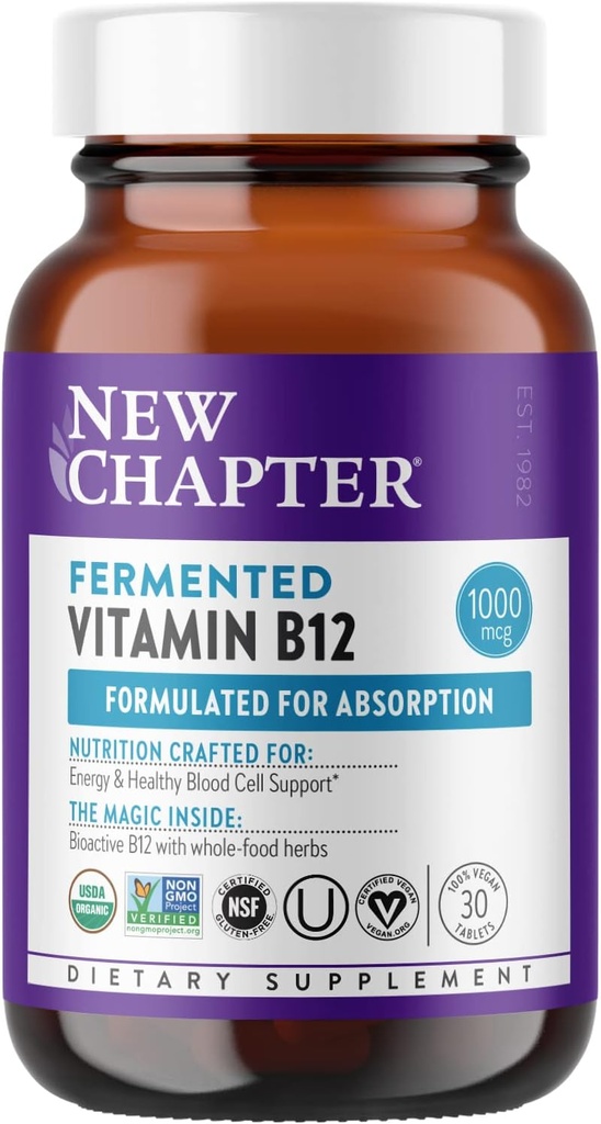 Bab Baru Difermentasi Vitamin b12, 30 Count