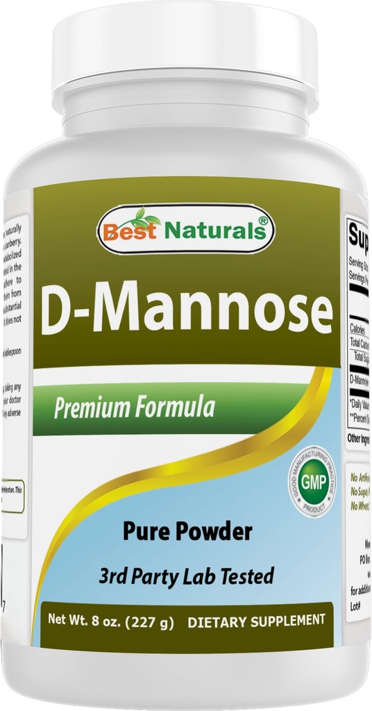 Terbaik D-Mannose Pure Powder-Urinary Tract Cleanse Supplemen - 8 OZ