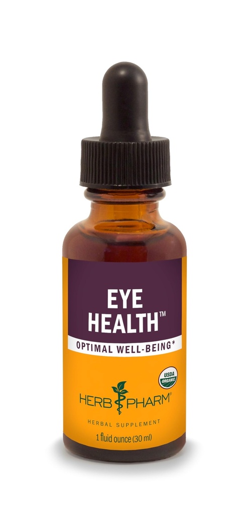 Herb Pharm Eye Health Cair Herbal Formula dengan Bilberry dan Goji Liquid Extracts - 1 Ounce