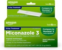 Perawatan Miconazole Nitrate Vaginal Cream (4 Percent), 3- hari Pengobatan Infeksi Kold bagi Perempuan, 0,18 ons - 3 terhitung (Paket 1)