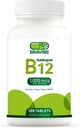 Vitamin B12 1000 mcg, 120 Tablet, Cherry Flavor alami, Gluten- Free, Non-GMO, Sugar Free, Fast Dissolve