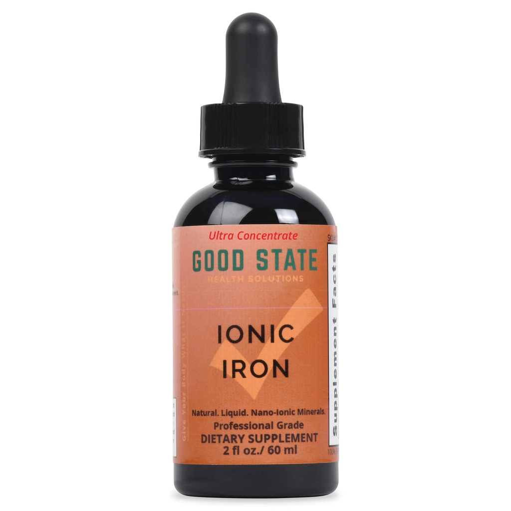 Baik Negara Liquid Ionic Besi Ultra Konsentrasi (10 tetes sama dengan 2 mg - 100 porsi per botol)