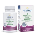 Atlet Nordic Vegan Prenatal DHA, Unhafeared - 60 Soft Gels - 500 mg Plant- berbasis DHA - Mendukung Pengembangan Otak dalam Kehamilan Bayi & Kesehatan - Non-GMO - 30 Servings