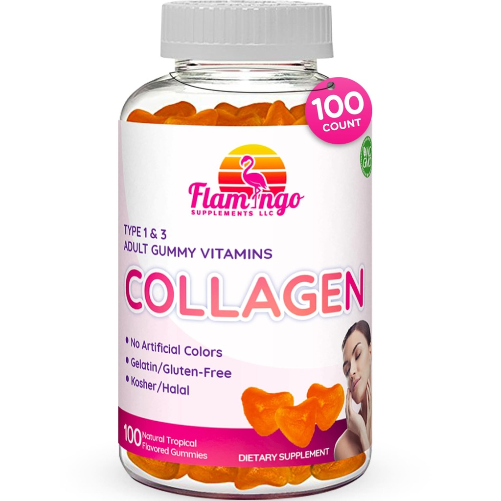Koleksi Marinir Alam untuk Perempuan, dan Persediaan Men- Collagen untuk Rambut Kulit, Nails- Tipe Hidrolized 2 & 1 - Ganti Pil dan Powder - Tidak Grintin, Kosher, Halal- 100 Ct.
