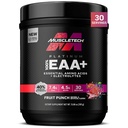 MuscleTech Platinum Estinum Amino Acids Suplemen dengan Electrolite, Fruit Punch - Pre-Workout Powder for Energy, Muscle Growth & Power Builder - EAA Complex for Men & Women