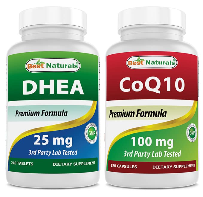 Terbaik DHEA 100mg & COQ10 100 mg