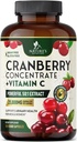 Cranberry Tambahan Pil 25.000mg - Potency Tinggi Vitamin C Cranberry untuk Perempuan & Men, Dukungan Kesehatan Tract Urinary, Sugar Free, Gluten Bebas, Non-GMO, Ekstrak Cranberry - 120 Kapsul