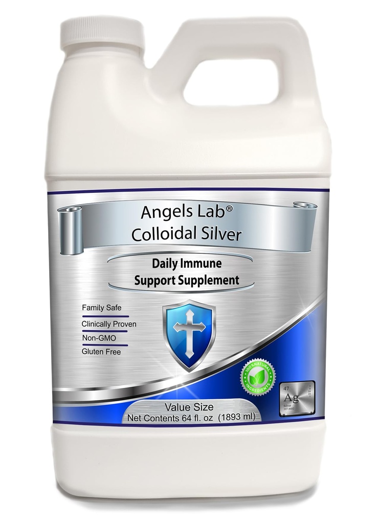 Colloidal Silver Ammune Dukung 10 PPM Nano Liquid (64 fl oz)