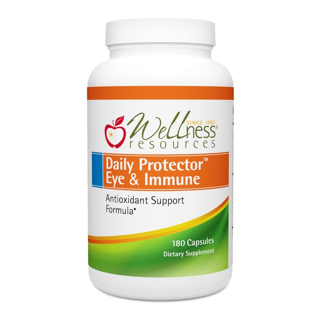 Sumber Daya Wellness Daily Protection Eye & Imune - Lutein, Lycopene, Dalxanthin, Cryptochanthin, Bilberry dan More for Eye, Imune, and Skin Health (180 Capsules)