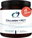 Design untuk Health Collagen + MCT, Unflamited-Hidrolyzed Grass- Fed Collagen Peptides dengan MCT Poader Oil ke Propince Mental Focus, Substained Energy, Skin & Gut Health (30 Pelayan)