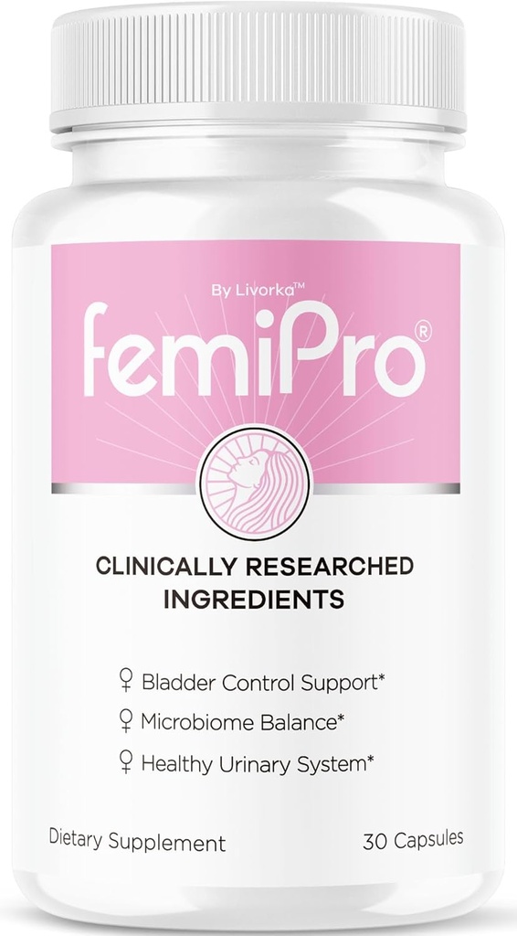 Pil Control FEMIORKA FEMIPro BIdder - Original FemiPro Kapsules, Support Control Femi Pro Bladder Suplement, Probitic FemiPro Pills for Overall Health and Wellness Review, 30 Capsules for 1 Months