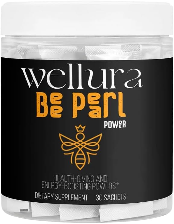 Suplemen Bubuk Pearl Bee Bread, Royal Jelly, Propolis, 30 Sachets