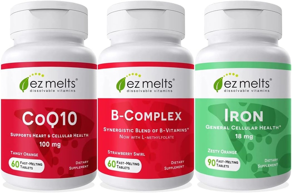 EZ Melts Estical Energy Bundle, Sugar-Free, 1-3-MonthSupply