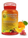 Quercetin dengan Bromelain Vitamin C dan Zinc Dihidangkan dengan Organic Whole Foods - 1215mg per Serving - Quercetin Phyttoome 500mg Capsules dengan Ginger dan Flavonoid untuk Imune Dukungan - 120 Count