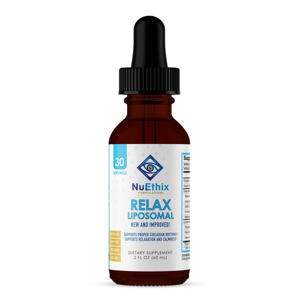 Formulasi NuEtix Relax Supplemen Lipomal Formula untuk Mendukung Relaksasi & Tenang, 2 Tunai Fluid, 30 Hamba