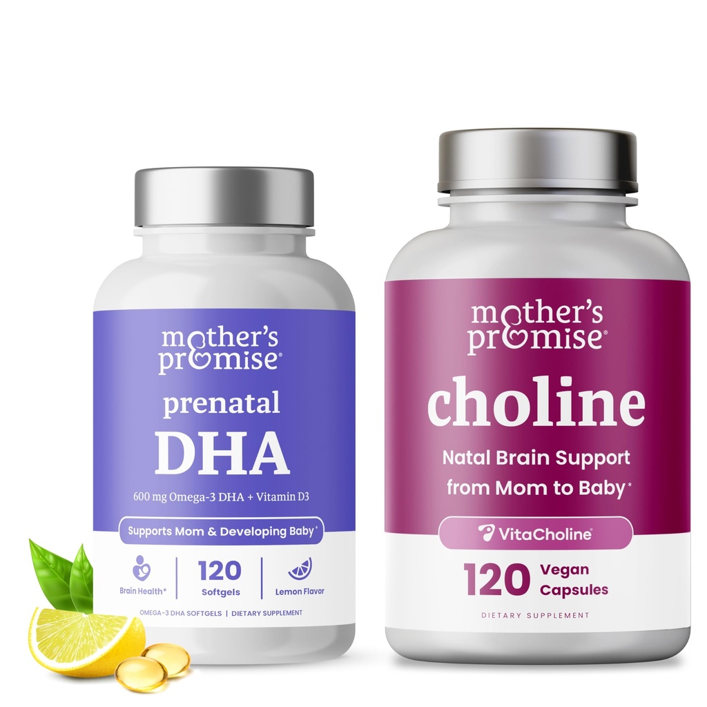 Ibu Promise Prenatal DHA & Chooline Capsules Bundle