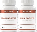 Tambahan Brain Booster - Suplemen Daya Otak Nootropic - Pil Otak untuk Fokus, Memori, Kejelasan, Energi & Lebih Baik Konsentrasi dengan Alpha- GPC, L- Theanine, Rhodiola, Ginseng, Guarana (Paket 2)