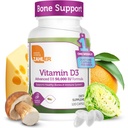 Zahler - Advanced Vitamin D3 50000 IU kapsul (120 Count) Kosher Vegetarian Friendity Vitamin D untuk Dukungan Imune, Bone, Teeth & Muscle Health - Weekly D3 Vitamin Suplemen - Easy Swallow D3.