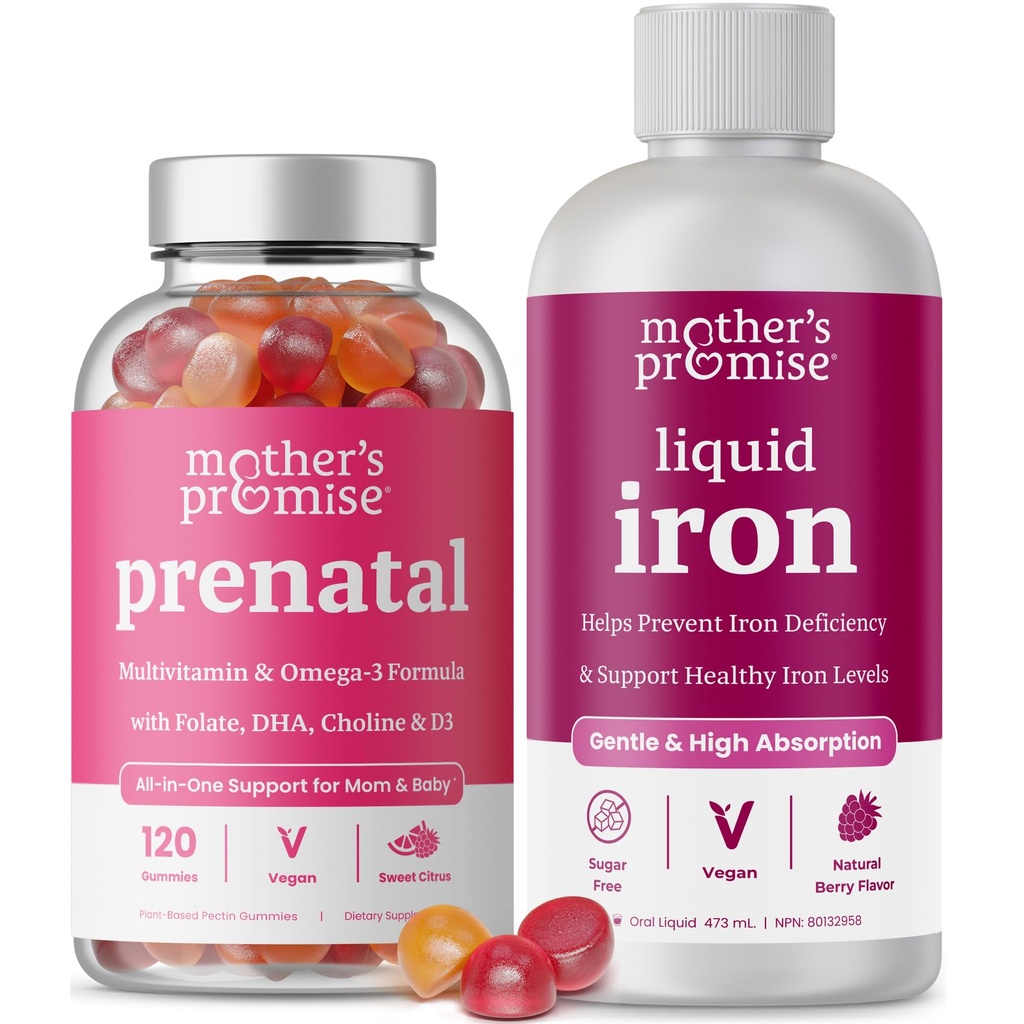 Janji Ibu Prenatal Gummies & Liquid Iron Bundle