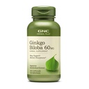 GNC Herbal Plus Ginkgo Biloba 60mg Suplement, Vegetarian, Support Mental Sharpness, 100 Servis