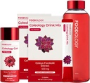 FOODOLOGY Redbottle 1 - Bulan Pembakaran Set / Koleologi Minum Mix (2ea) & Kolologi Potong (1ea) & Botol Air (1ea)