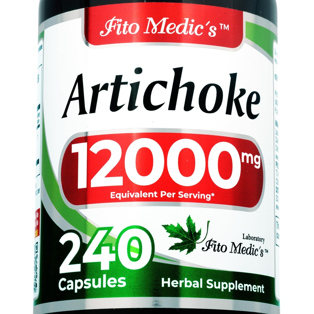 Lab FITO MEDIC 174; Extract artichoke 124; Extract Extract Capsules 14; 240 Capsules 126; 12000 mg 124; alcachofa.