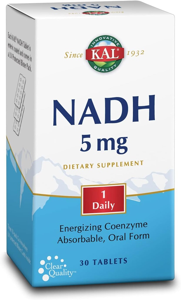 KAL 5 Mg Nadh Tablet, 30 Count