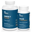 Dr. Tobias Omega 3 Fish Oil and Colon 14 Day Cleanse for Improved Ditraffic and Overall Health