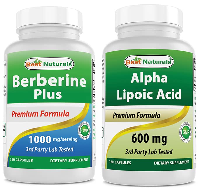 Terbaik Sastra Berberine Ditambah 100mg & Alpha Lipoic Acid 600 mg