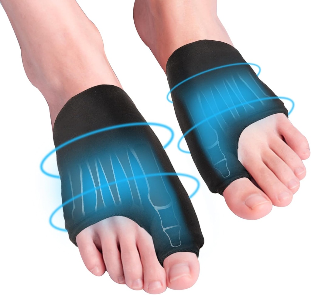 Foot Ice Packs Lick Big Toe for Bunion Relief Gout Pain Relief, Bisa dipakai lagi Kompres Ice Gel Foot Dingin untuk Kaki Arthritic Toes, Swelling, Fasciitis, Sport Injuries, Post- Pemulihan Operasi