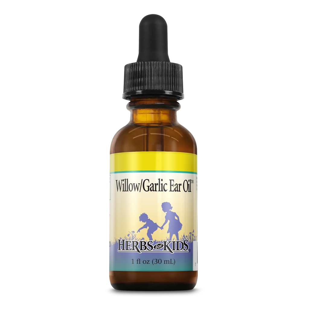 Herbs For Kids Willow / Bawang putih Ear, Unscented (BTL-Glass) 14; 1oz