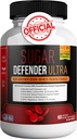 Sugar Defender Ultra - Formula lanjutan dengan Vitamin, Mineral, Banaba Leaf, dan More - 60 Capsules, Vegan, Non-GMO, Gluten- Free (1)