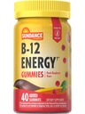 Sundance Vitamin B12 Energy Gummies = 124; 40 Count 124; Peach Raspberry Flavor 126; Vegan, Non-GMO, dan Gluten Free Supplemen