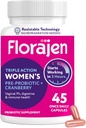 Probiotik Wanita Floragen, Prebiotik, & Cranberry Suplemen Kesehatan Vaginal, Dukungan Imune, & Digetical Wellness - 30- Count