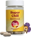 Fungiments Super Chill - Jamur Suplemen - Rashi Jamur, Ashwagandha, Cortizol, L- Theanine, Passion Flower - Kurang Stress dan Lebih Baik Tidur (60 Capsules)