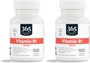 365 oleh Whole Foods Market, Vitamin B1 100Mg, 100 Tablet (Paket 2)