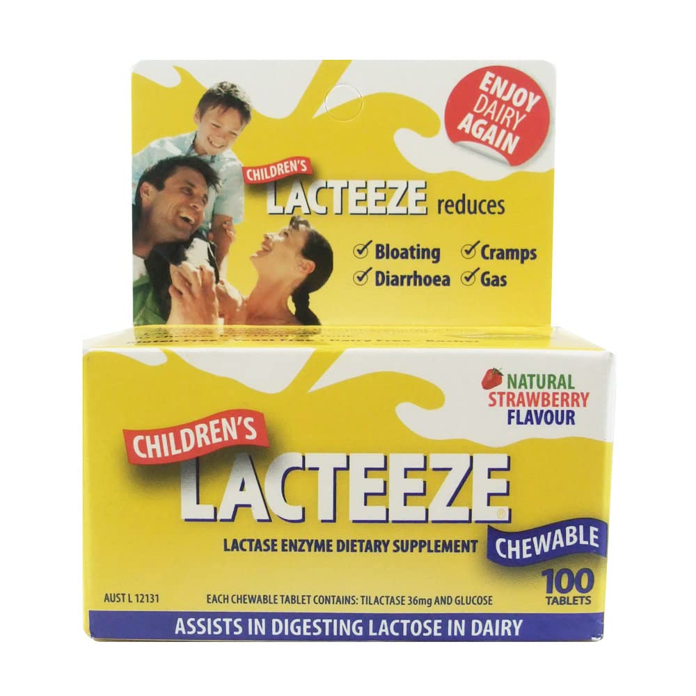 Laceeze Chidrens 100 tablet chewable Strawberry oleh Gelda Ilmiah