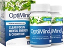 Optimind Basopa Monnieri Brain Suplement for Memory and Focus, Nootropics with Phosphatidyserine, Huperzine A, Non-GMO, Clinical Studied Ingredians, 64 Capsules