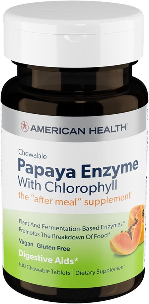 Papaya Enzyme w / Chlorophyll Chewable Tablets ^