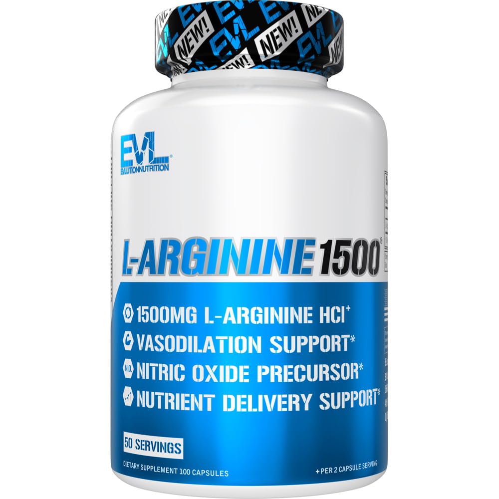 Tambahan Nucletion Nutlection Nitric Oxide Booster L-Arginine - Tambahan Potency Nitric Oxide Tinggi dengan 1500mg dari L Arginine HCL untuk Enhanced Pumps Energy Muscle Growth dan Vasculity NO Booster